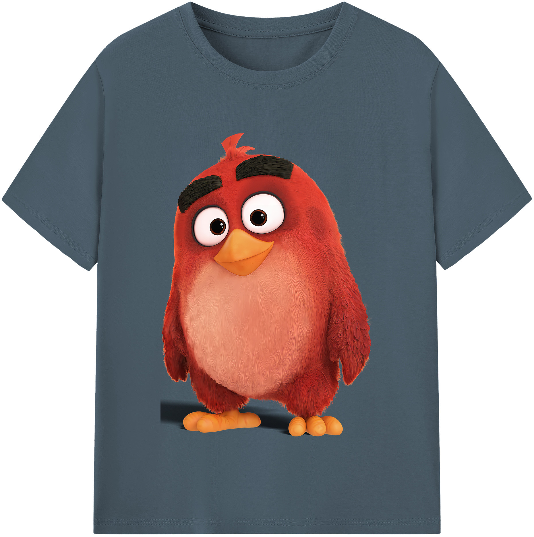 （画像用） Angry Birds アングリーバード 綿100％半袖Tシャツ（フロントプリント）